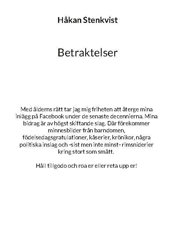 Betraktelser