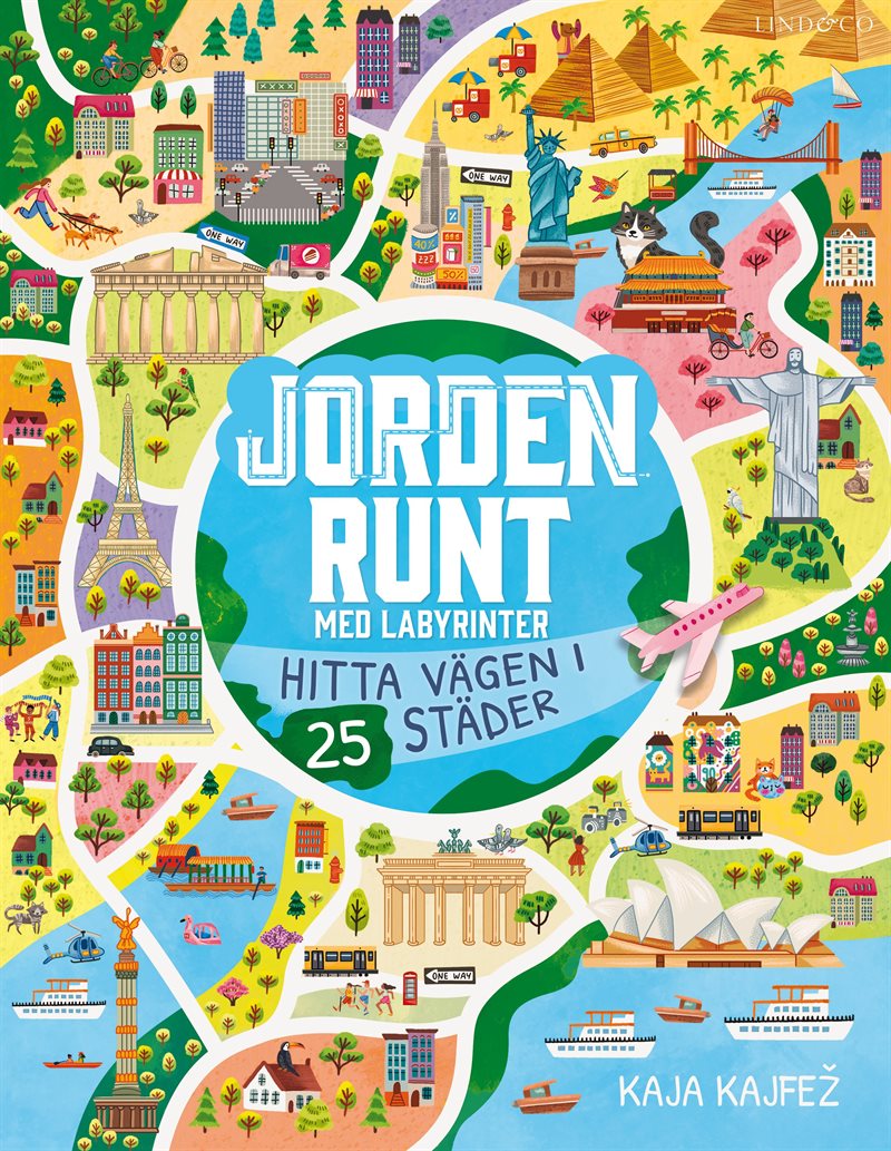 Jorden runt med labyrinter : hitta vägen i 25 storstäder