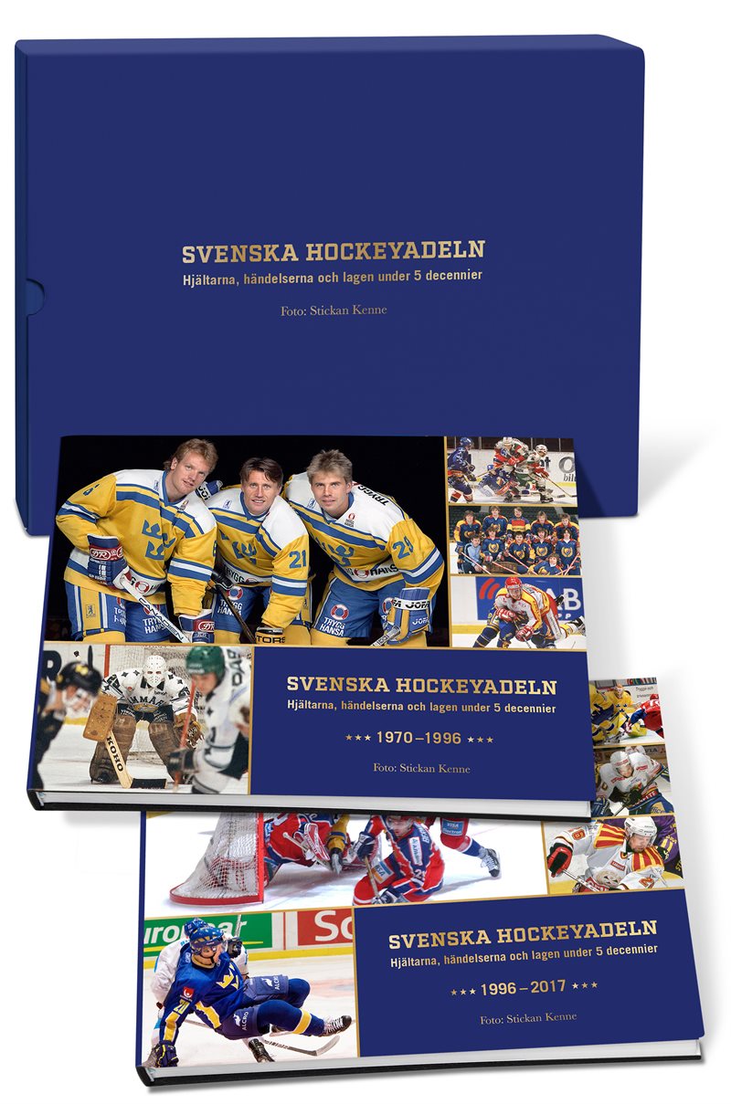 Svenska hockeyadeln : hjältarna, händelserna och lagen under 5 decennier