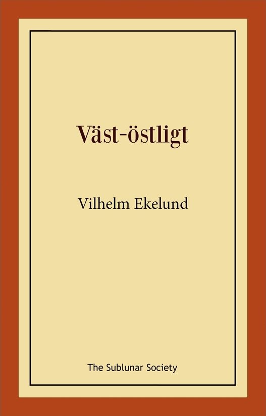 Väst-östligt