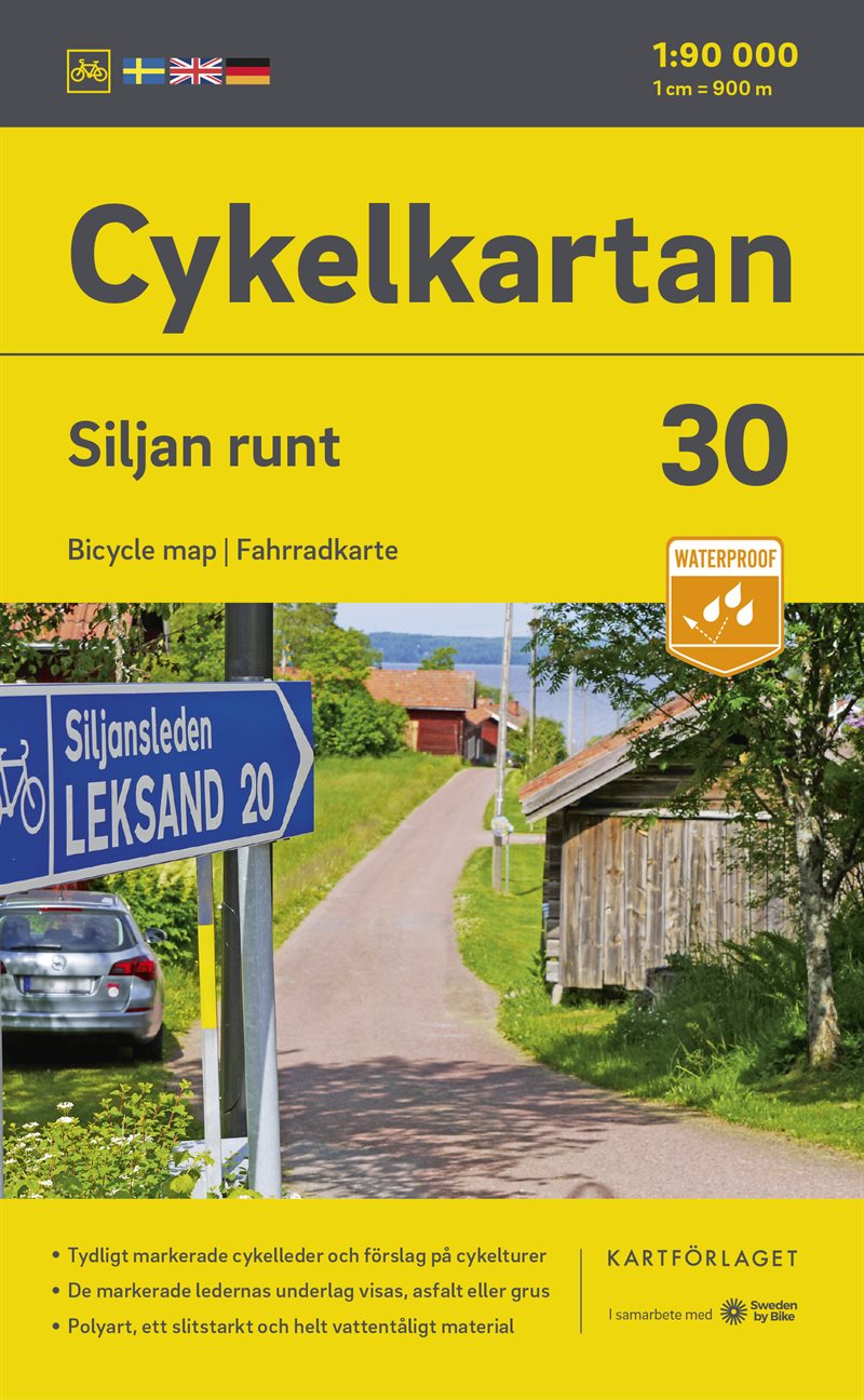 Cykelkartan Blad 30 Siljan runt 2023-2025