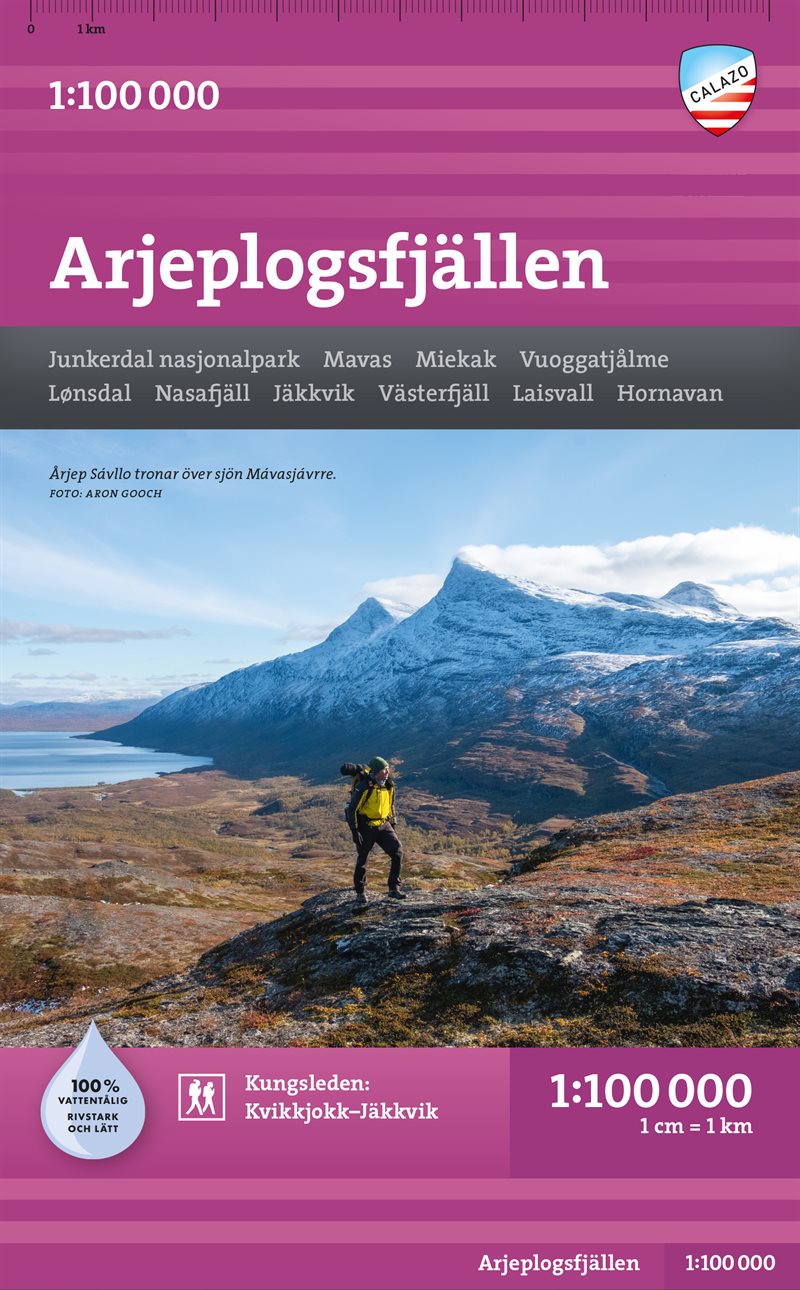 Arjeplogsfjällen 1:100000