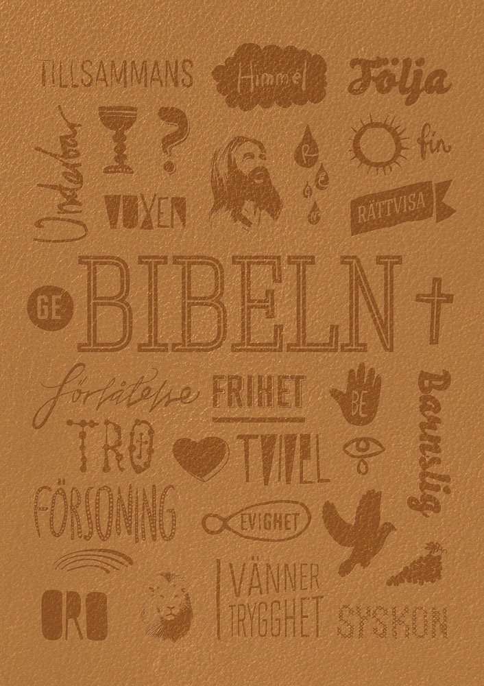 Svenska Folkbibeln 2015 : Slimline Bärnsten Konfirmandbibeln