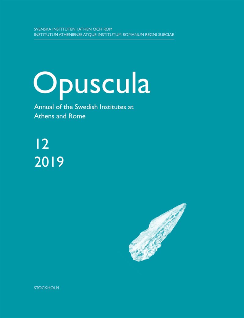 Opuscula 12 | 2019