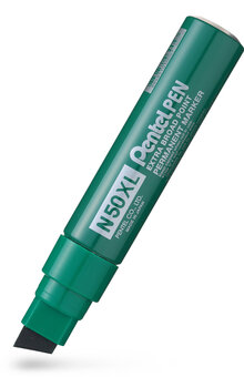 Märkpenna perm. PENTEL N50XL sned grön