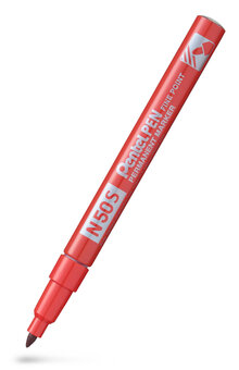 Märkpenna perm. PENTEL N50S rund röd