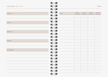 Elevkalender A5 Plain Blue Marble Almanacksförlaget