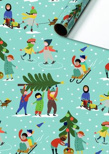 STEWO Presentpapper 2 m Jul barn