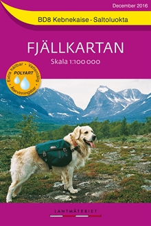 BD8 Kebnekaise-Saltoluokta Fjällkartan : 1:100000